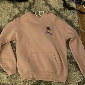 pink billabong sweatshirt size small